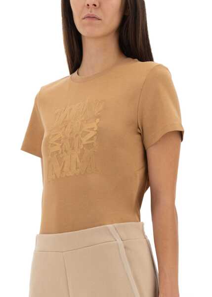 Tricouri Max Mara Bravo T-Shirt BEIGE Femei (BM 19435073) 4