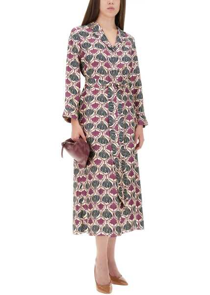 Rochii casual Max Mara Midi Dress Albert PURPLE Femei (BM 19435082) 4