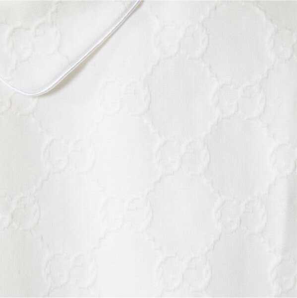 Rochii casual Gucci Dress With Embroidered Gg Logo WHITE Fete (BM 19435094) 3