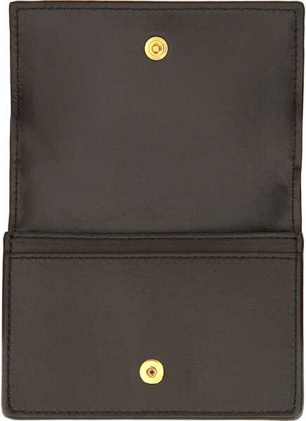 Portofele Bottega Veneta Woven Business Card Holder BROWN Femei (BM 19435100) 3