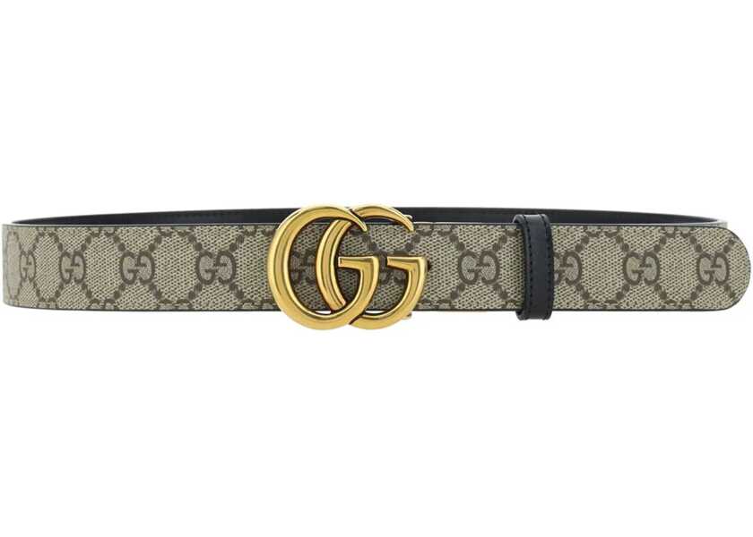 Curele Gucci Reversible Belt Gg Marmont BLACK Femei (BM 19435109) 2