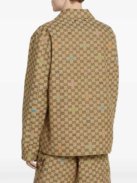 Jachete Gucci Fabric Jacket Gg BEIGE Barbati (BM 19435115) 2