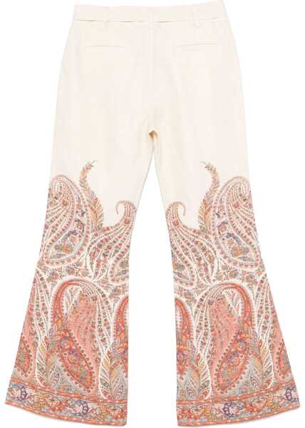 Pantaloni casual ZIMMERMANN Pants Rhiannon BEIGE Femei (BM 19435130) 2