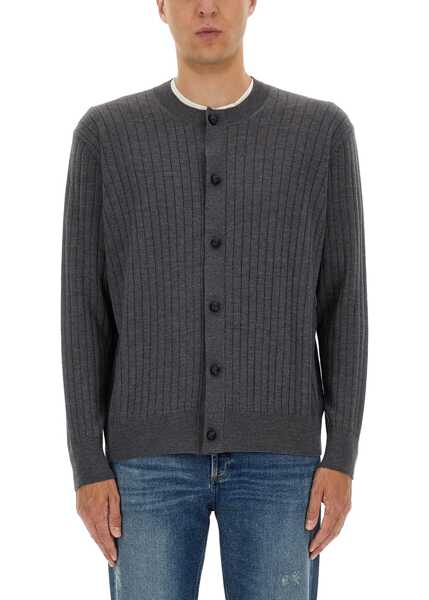 Cardigane Bottega Veneta Ribbed Wool Cardigan GREY Barbati (BM 19435133) 1