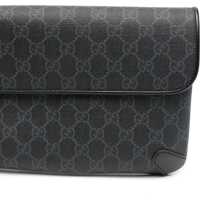 Genti pentru Barbati - Genti de mana Gucci Pouch Gg Black Small Size BLACK Barbati (BM 19435148) - B-mall.ro