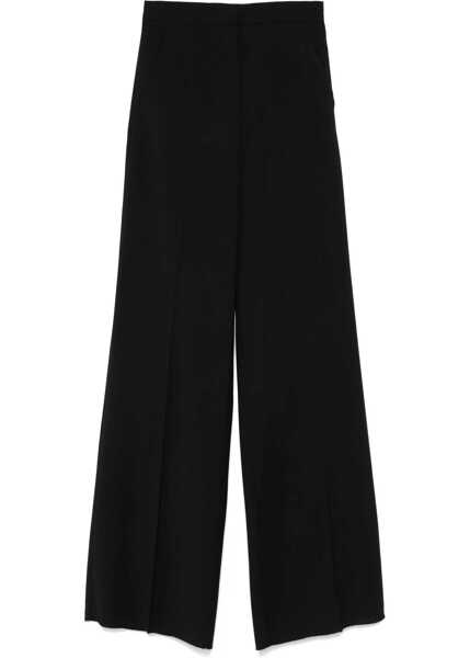 Pantaloni casual Max Mara Wide Pants Fernet BLACK Femei (BM 19435172) 1