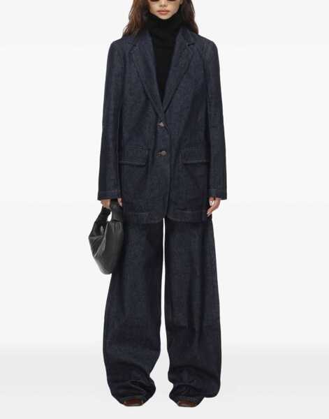 Pantaloni casual UMA WANG Denim Ball Pants BLUE Femei (BM 19435190) 2