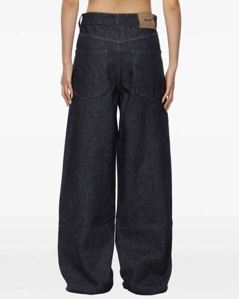 Pantaloni casual UMA WANG Denim Ball Pants BLUE Femei (BM 19435190) 4