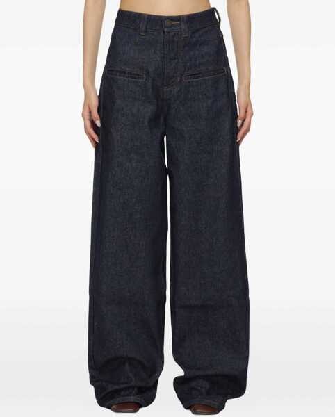 Pantaloni casual UMA WANG Denim Ball Pants BLUE Femei (BM 19435190) 5