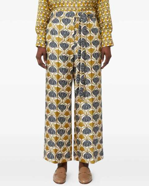 Pantaloni casual Max Mara Silk Pants Timec MULTICOLOUR Femei (BM 19435244) 3