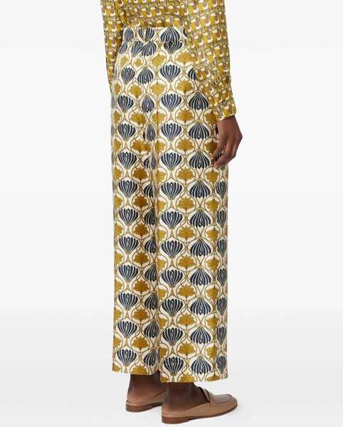 Pantaloni casual Max Mara Silk Pants Timec MULTICOLOUR Femei (BM 19435244) 4