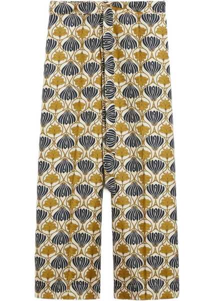 Pantaloni casual Max Mara Silk Pants Timec MULTICOLOUR Femei (BM 19435244) 1