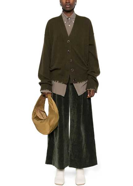 Cardigane UMA WANG Cashmere Cardigan With Buttons GREEN Femei (BM 19435247) 2