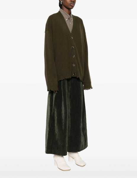 Cardigane UMA WANG Cashmere Cardigan With Buttons GREEN Femei (BM 19435247) 3