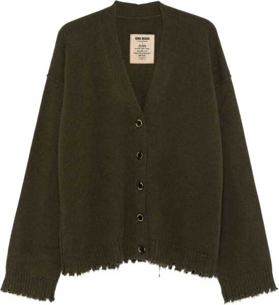 Cardigane UMA WANG Cashmere Cardigan With Buttons GREEN Femei (BM 19435247) 1