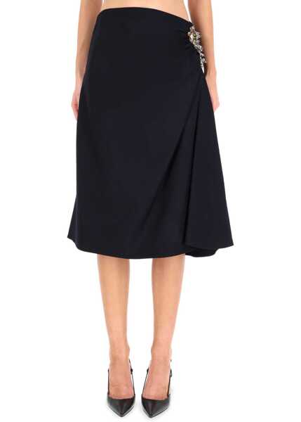 Fuste casual Dries Van Noten Midi Skirt Sovora BLUE Femei (BM 19435256) 1