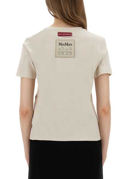 Tricouri Max Mara Bud T-Shirt BEIGE Femei (BM 19435259) 3