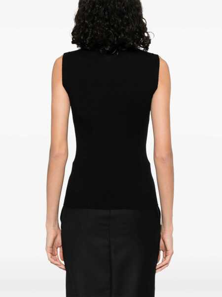 Bluze SPORTMAX Sleeveless Vertigo Jersey BLACK Femei (BM 19435280) 4