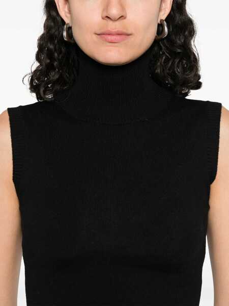 Bluze SPORTMAX Sleeveless Vertigo Jersey BLACK Femei (BM 19435280) 5