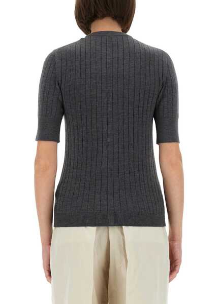 Pulovere casual Bottega Veneta Wool Jersey. GREY Femei (BM 19435289) 3