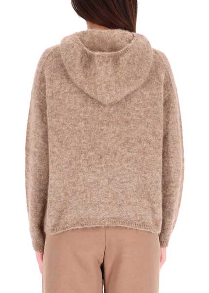 Pulovere casual Max Mara Hooded Shirt BEIGE Femei (BM 19435298) 3