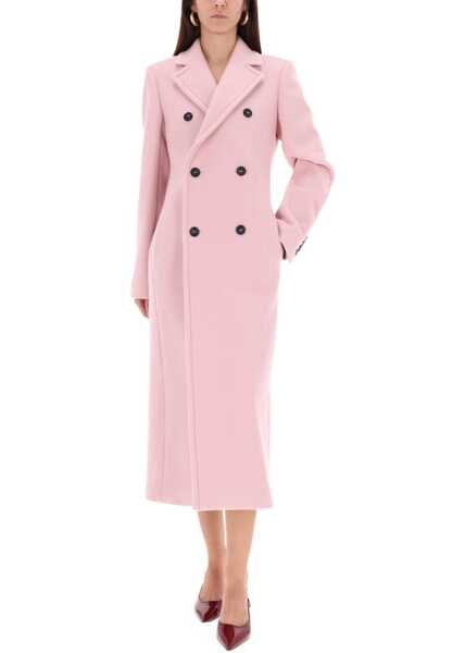 Paltoane SPORTMAX Double-Breasted Coat PINK Femei (BM 19435310) 2