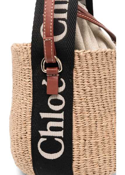 Genti de mana Chloe Borsa A Secchiello Woody Small BEIGE Femei (BM 19435313) 4