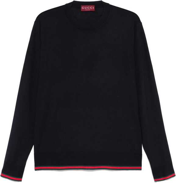 Pulovere Gucci Web Pattern Sweater BLUE Barbati (BM 19435328) 1