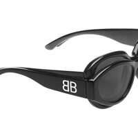 Ochelari de soare Dama - Ochelari de soare Balenciaga Superbusy Round Sunglasses BLACK Femei (BM 19435343) - B-mall.ro