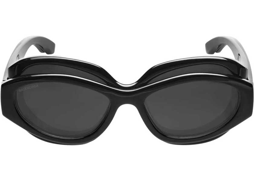 Ochelari de soare Balenciaga Superbusy Round Sunglasses BLACK Femei (BM 19435343) 1