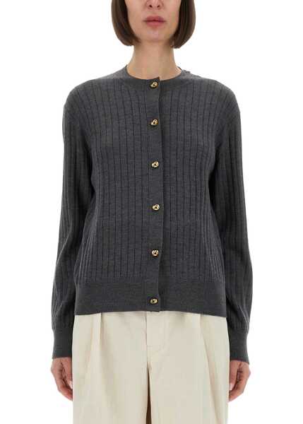 Cardigane Bottega Veneta Wool Cardigan GREY Femei (BM 19435382) 1