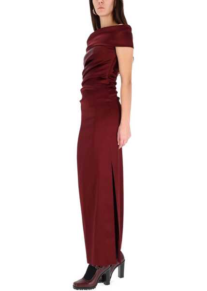 Rochii casual Max Mara Satin Dress RED Femei (BM 19435388) 2