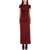 Max Mara Satin Dress RED