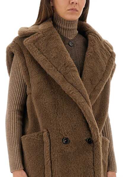Veste casual Max Mara Teddy Bear Vest Bormida12 BROWN Femei (BM 19435400) 2