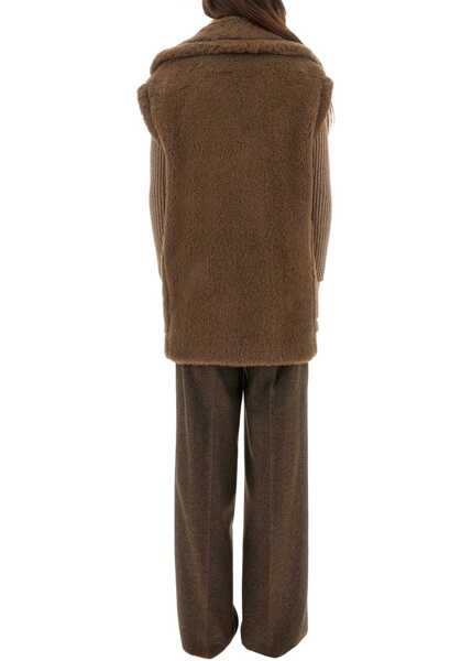 Veste casual Max Mara Teddy Bear Vest Bormida12 BROWN Femei (BM 19435400) 3
