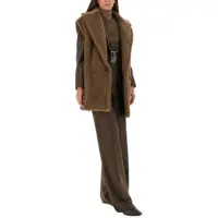 Veste Dama - Veste casual Max Mara Teddy Bear Vest Bormida12 BROWN Femei (BM 19435400) - B-mall.ro