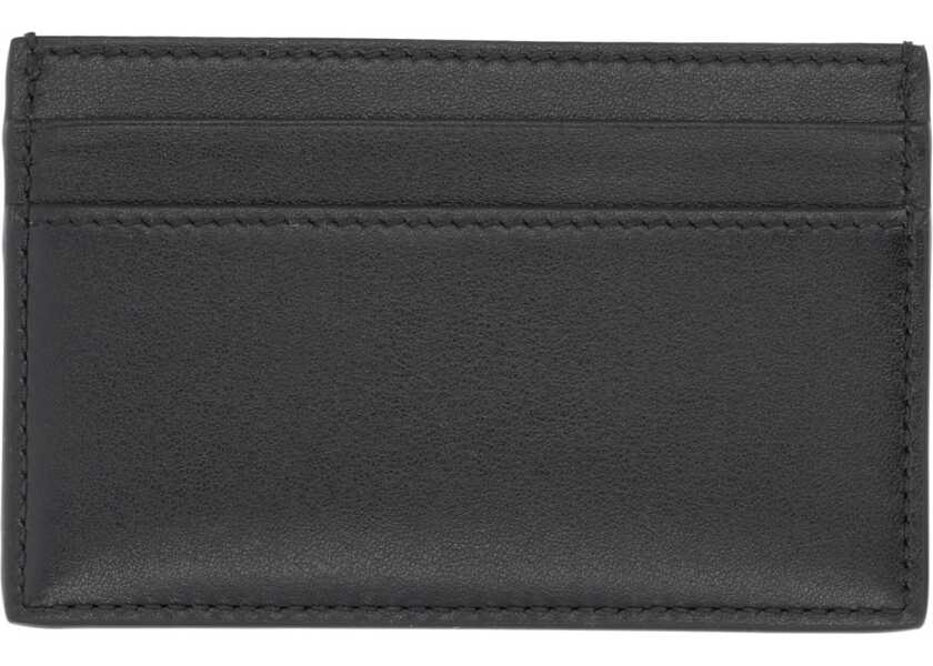 Portofele Gucci Leather Card Holder BLACK Barbati (BM 19435439) 2