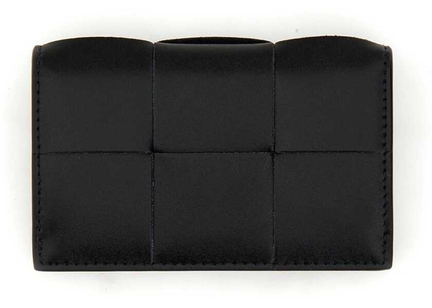 Portofele Bottega Veneta Porta Biglietti Da Visita Cassette BLACK Barbati (BM 19435445) 2
