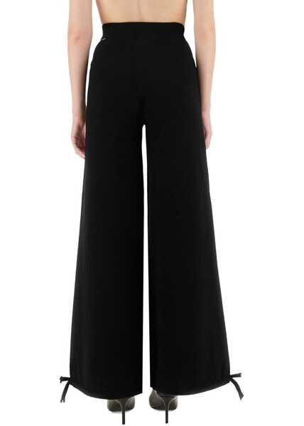 Pantaloni casual Max Mara Wide Pant Nigeria BLACK Femei (BM 19435475) 4