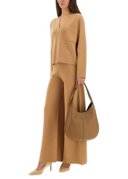 Pulovere casual Max Mara Jersey Zibello BEIGE Femei (BM 19435478) 2