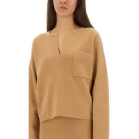 Pulovere casual Dama pagina 2 - Pulovere casual Max Mara Jersey Zibello BEIGE Femei (BM 19435478) - B-mall.ro