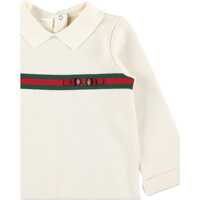 Costume pentru Baieti - Costume Gucci Bodysuit Set With Hat WHITE Baieti (BM 19435490) - B-mall.ro