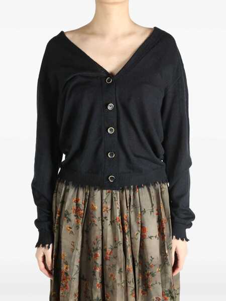 Cardigane UMA WANG Cashmere Cardigan With Buttons BLACK Femei (BM 19435493) 2