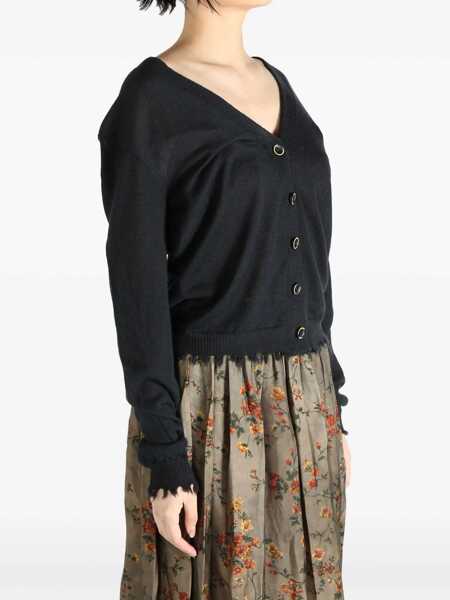 Cardigane UMA WANG Cashmere Cardigan With Buttons BLACK Femei (BM 19435493) 3