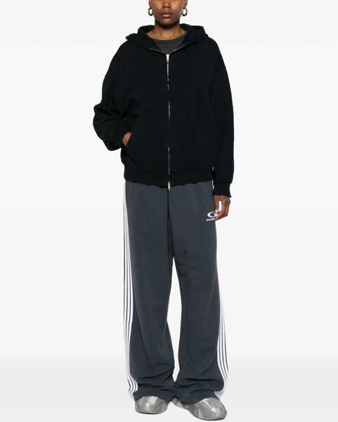 Bluze de trening Balenciaga Flipped Zippered Sweatshirt BLACK Femei (BM 19435499) 3