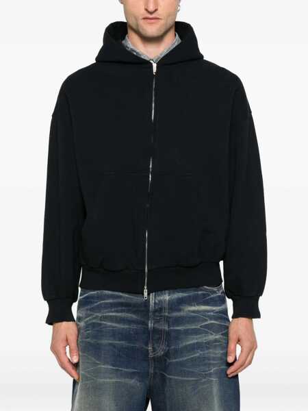 Bluze de trening Balenciaga Flipped Zippered Sweatshirt BLACK Femei (BM 19435499) 4