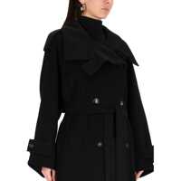 Trenciuri Dama - Trenciuri SPORTMAX Trench Yole BLACK Femei (BM 19435508) - B-mall.ro