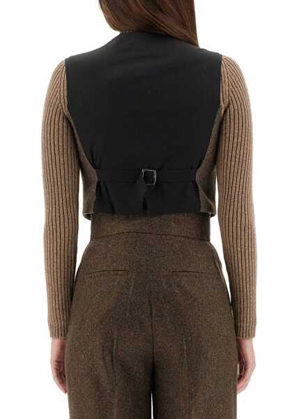 Veste casual Max Mara Bikini1234 Vest BROWN Femei (BM 19435511) 3