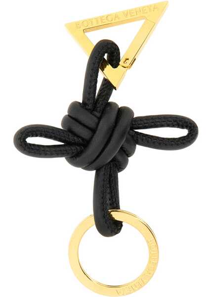 Brelocuri Bottega Veneta Portachiave Triangle BLACK Femei (BM 19435517) 2