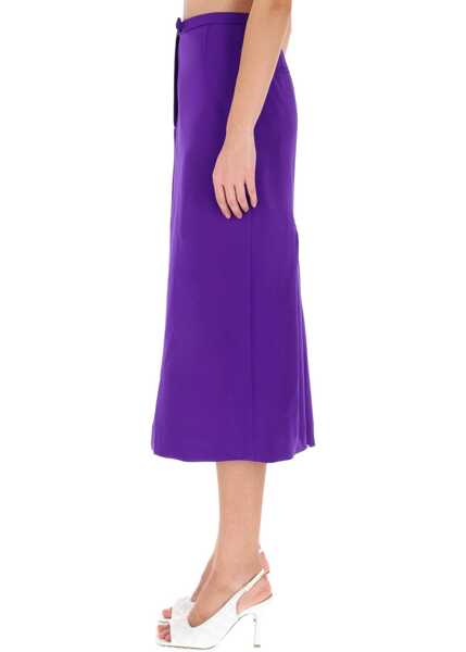 Fuste casual Dries Van Noten Midi Skirt Sandora PURPLE Femei (BM 19435538) 3